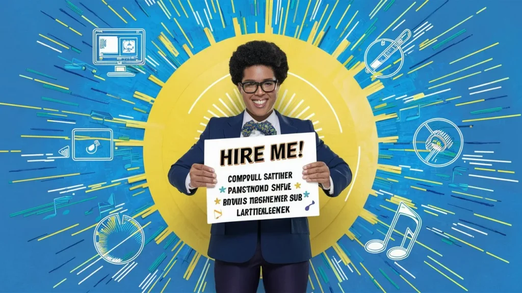 Freelancer Promoting Himself